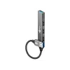 Hub USB Goobay 74456 Type-A 5000 Mbit/s cinzento-claro