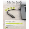Hub USB Goobay 74456 Type-A 5000 Mbit/s cinzento-claro