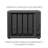 Synology DiskStation DS925+ NAS/Servidor de armazenamento Ryzen Embedded V1500B 4 GB DDR4 0 TB Preto