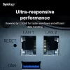 Synology DiskStation DS925+ NAS/Servidor de armazenamento Ryzen Embedded V1500B 4 GB DDR4 0 TB Preto
