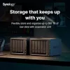 Synology DiskStation DS925+ NAS/Servidor de armazenamento Ryzen Embedded V1500B 4 GB DDR4 0 TB Preto