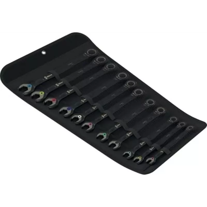 Wera 6000 Joker Black Edition conjunto de chaves combinadas de roquete, 11 unid.