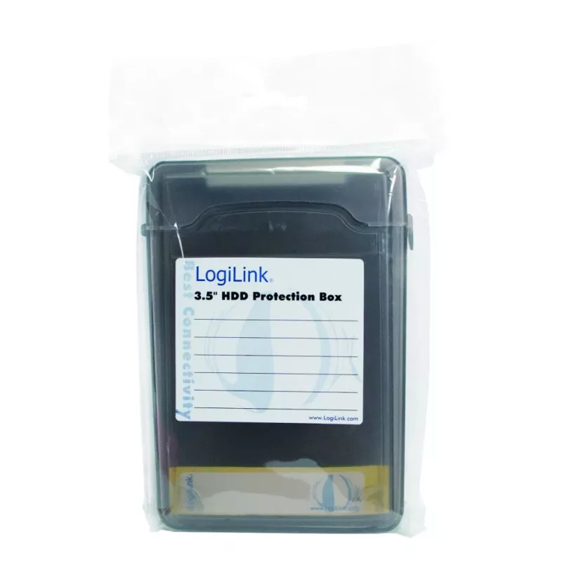 Estojo de proteção para disco rígido LogiLink capacidade 1 disco rígido (3.5