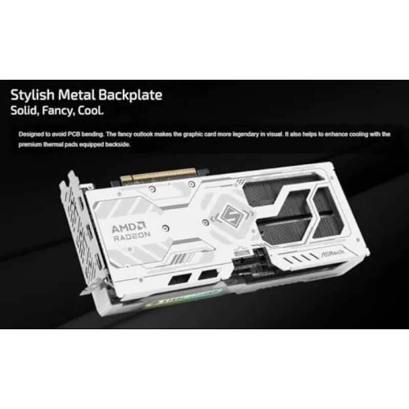 Placa gráfica ASRock AMD Radeon RX 9060 XT Steel Legend 16GB OC