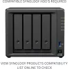 Servidor de armazenamento NAS SYNOLOGY DS425+ — 4-Bay, Intel Celeron J4125 2,0–2,7 GHz, 2 GB DDR4, 0 TB, 2,5GbE, 2 ranhuras M.2
