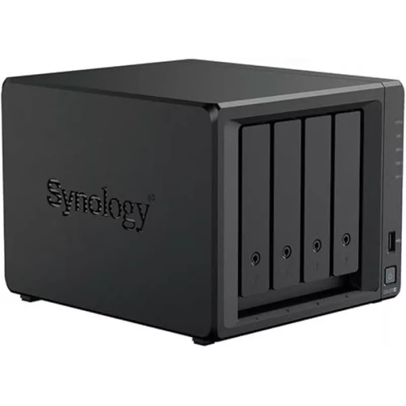 Servidor de armazenamento NAS SYNOLOGY DS425+ — 4-Bay, Intel Celeron J4125 2,0–2,7 GHz, 2 GB DDR4, 0 TB, 2,5GbE, 2 ranhuras M.2