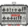 Bosch 2 607 017 472 Conjunto de fresas, 15 peças, haste de 8 mm