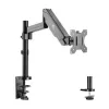 Suporte de monitor de secretária MACLEAN MC-775 para ecrãs de 32 polegadas (81,3 cm), VESA 75x75–100x100, até 8 kg, cinzento