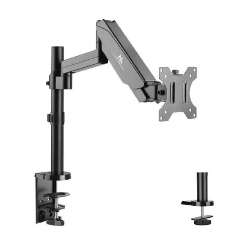 Suporte de monitor de secretária MACLEAN MC-775 para ecrãs de 32 polegadas (81,3 cm), VESA 75x75–100x100, até 8 kg, cinzento