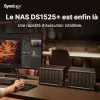 Synology DiskStation DS1525+ NAS/Servidor de armazenamento Ryzen Embedded V1500B 8 GB DDR4 0 TB preto