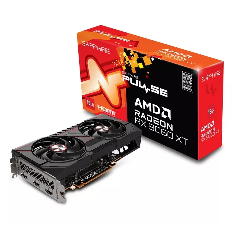 SAPPHIRE PULSE Radeon RX 9060 XT 16GB placa gráfica