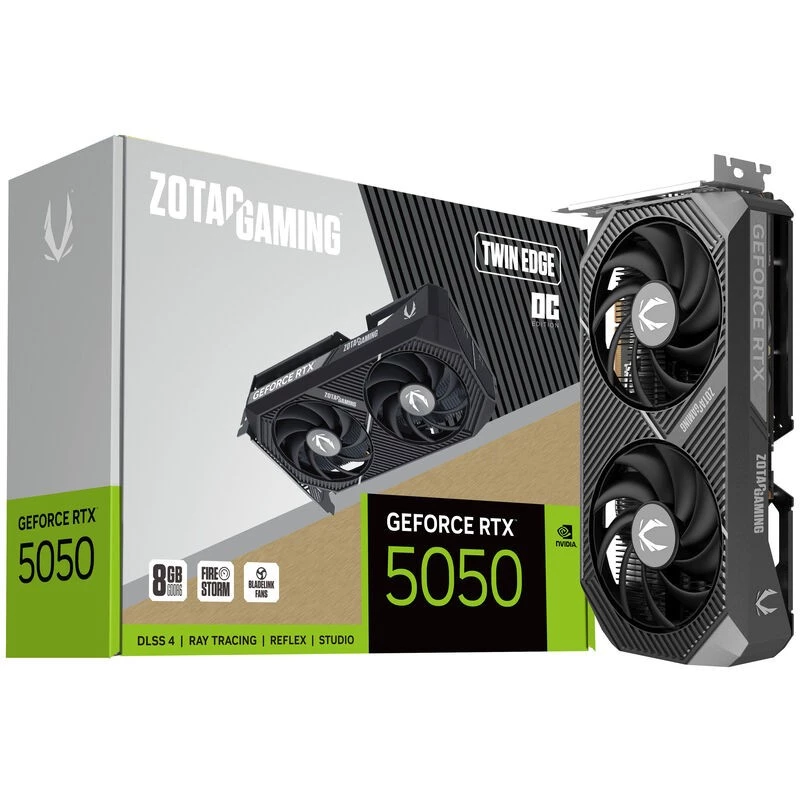 ZOTAC GAMING GeForce RTX 5050 Twin Edge OC 8GB GDDR6 Placa gráfica