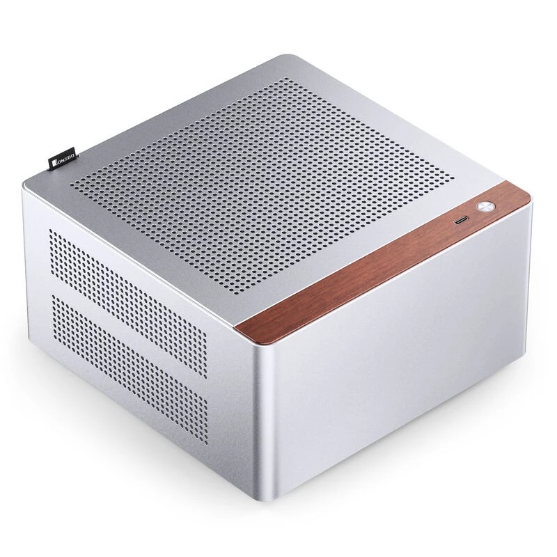 Caixa de computador Jonsbo NV10 Mini ITX - prateado