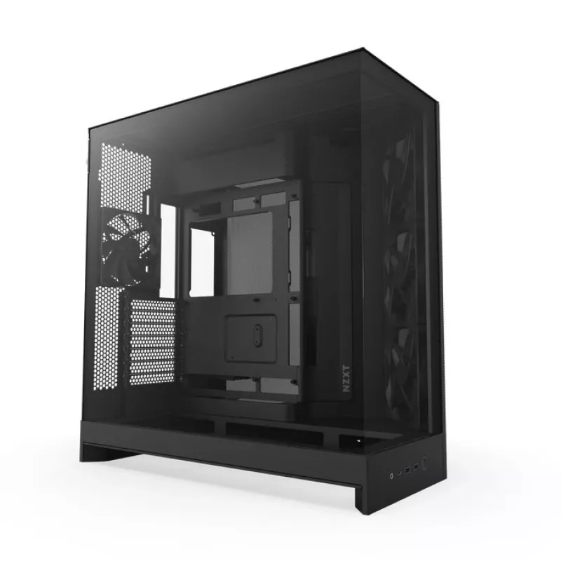 NZXT H9 Air Flow (2025) caixa Mid Tower grande de câmara dupla - preto
