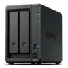 NAS Synology DiskStation DS725+ 2-Bay Ryzen R1600 4GB DDR4 ECC, 2.5GbE, 2x M.2, suporte RAID, 0TB, preto