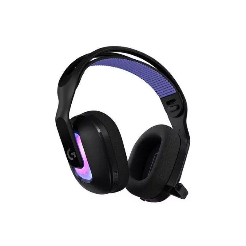 Headset de gaming sem fios Logitech G G522 LIGHTSPEED LIGHTSYNC RGB com microfone e conectividade tripla de áudio sincronizado avançada - LI