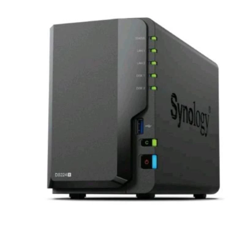 Synology DS225+ 2 Baías NAS Desktop Intel® Celeron® J4125 2 GB DDR4 Synology DSM Preto – apenas Synology HDD