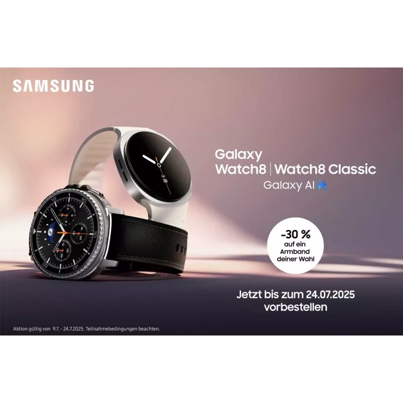 Samsung Galaxy Watch8 44 mm LTE, grafite
