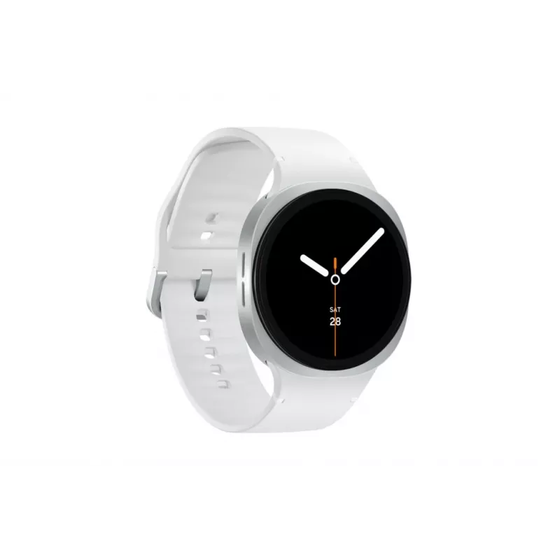 Smartwatch Samsung Galaxy Watch 8 44 mm prateado, 1,5 polegadas AMOLED 480x480, 5 ATM, GPS, 32 GB, 435 mAh