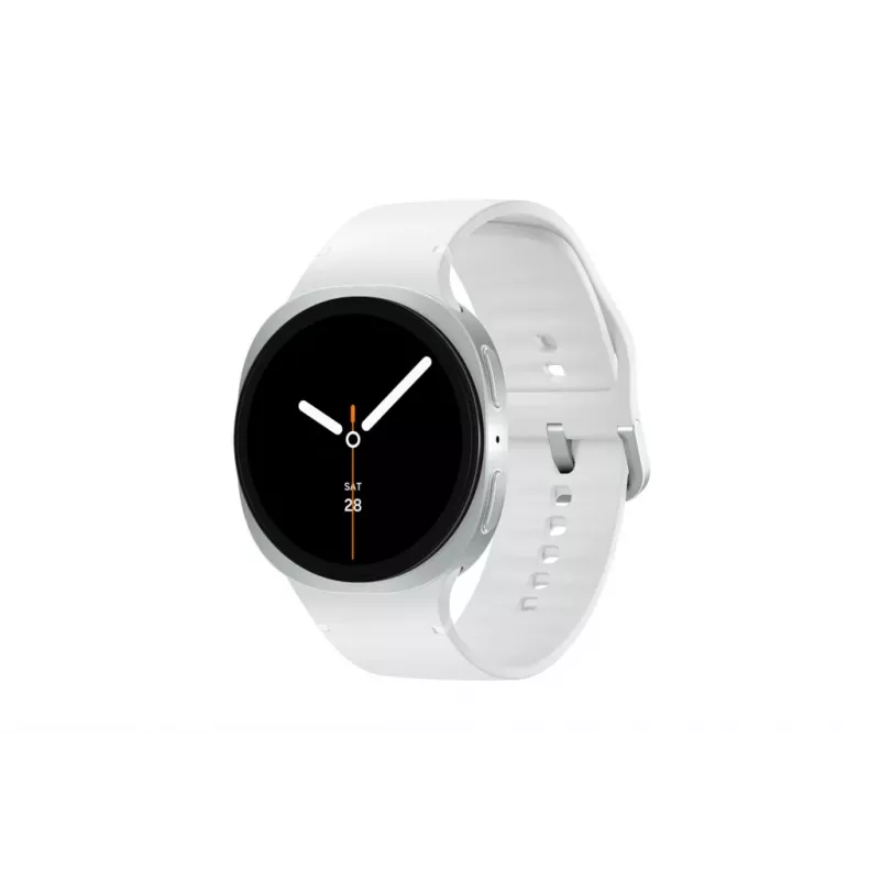 Smartwatch Samsung Galaxy Watch 8 44 mm prateado, 1,5 polegadas AMOLED 480x480, 5 ATM, GPS, 32 GB, 435 mAh