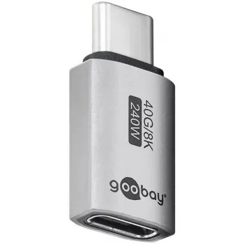 Adaptador USB-C Goobay reto USB4 - macho > fêmea (74447)