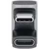 Adaptador USB-C Goobay 180° em U USB4 - macho para fêmea (74445)