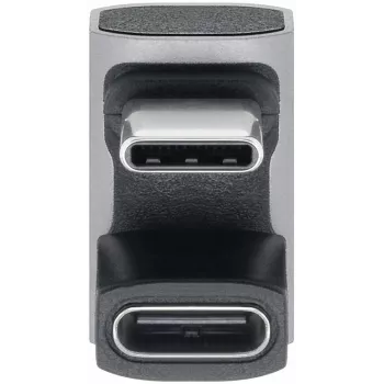 Adaptador USB-C Goobay 180° em U USB4 - macho para fêmea (74445)