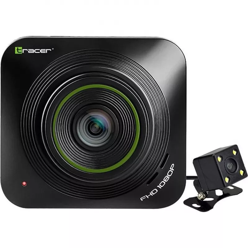 Câmara para automóvel Tracer 2.2D FHD TUCANA (sensor G, modo de estacionamento, deteção de movimento, câmara de marcha-atrás)