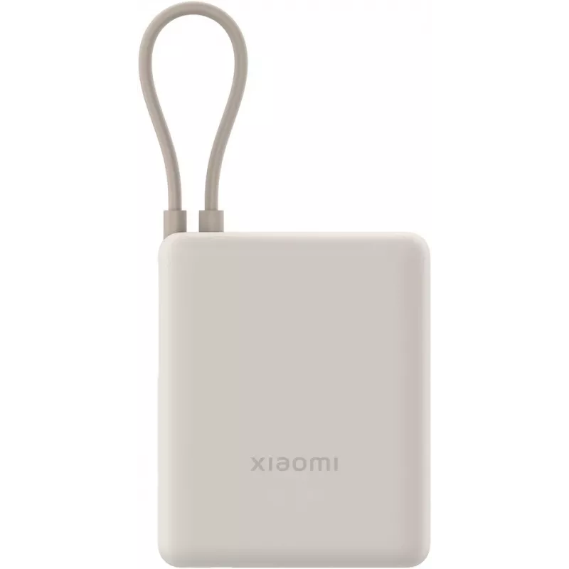 Powerbank Xiaomi 33W 10000mAh (cabo integrado) tan GL, BHR9333GL