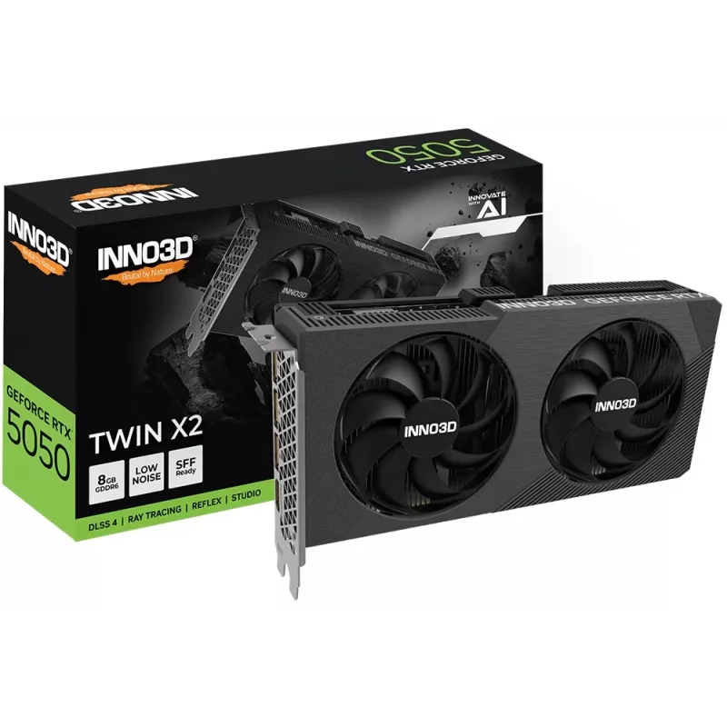 INNO3D GeForce RTX 5050 TWIN X2 8GB GDDR6 Placa gráfica