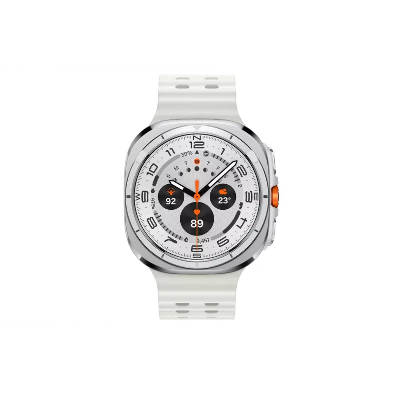 Smartwatch Samsung Galaxy Watch Ultra 47 mm Titanium White — AMOLED 1,5 polegadas, 4G, 64 GB, 590 mAh