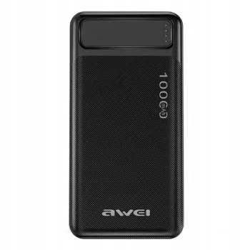 Powerbank portátil P5K 10000mAh com 2xUSB 2.1A - preto