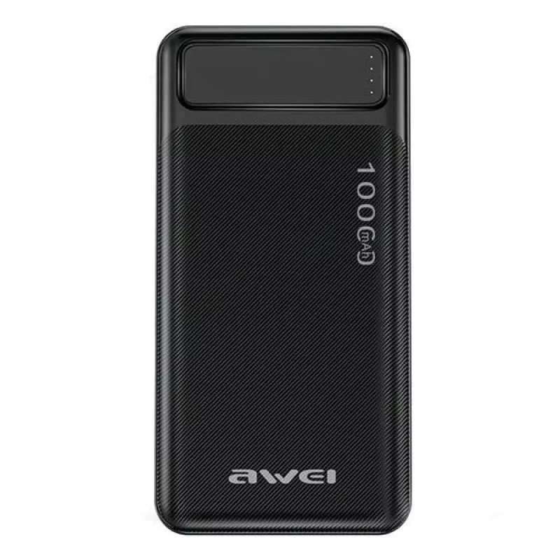 Powerbank portátil P5K 10000mAh com 2xUSB 2.1A - preto