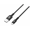 Cabo USB-C TB AKTBXKUCMISI15B 1,5 m, preto, dados/carregamento USB