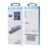 Adaptador HUB USB C 6in1 - HDMI, USBx3, PD, RJ-45