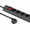 PDU de alumínio Qoltec para RACK | 16A | 16 x Schuko | vertical | 1,8 m