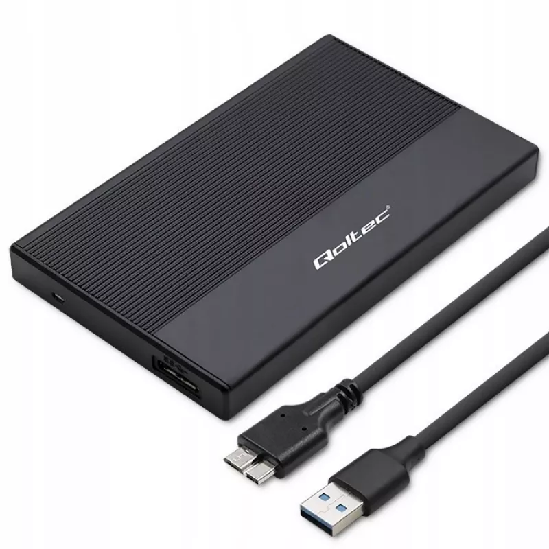 Caixa para SSD/HDD SATA de 2,5 polegadas QOLTEC 52277 USB 3.0