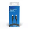 Savio CL-174 cabo USB-C para USB-C, 100 W, Power Delivery/Quick Charge, visor digital, 1 m, verde