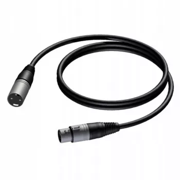 Cabo Procab ficha XLR para conector fêmea XLR 1,5 m — cabo de microfone/áudio simétrico