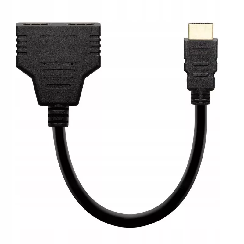 Splitter de vídeo HDMI Savio AK-77 60Hz preto