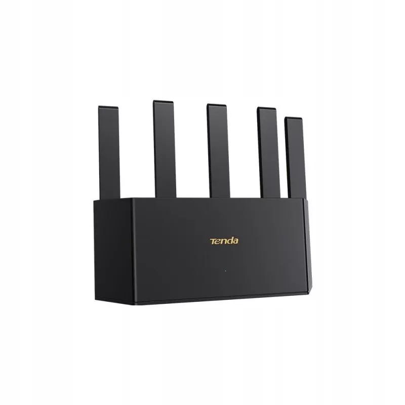 Router WLAN TENDA TE3L Wi‑Fi 7 (IEEE 802.11ax), 3x Gigabit-LAN, 1x WAN, 512 MB RAM, VLAN, NAT, WPA, preto