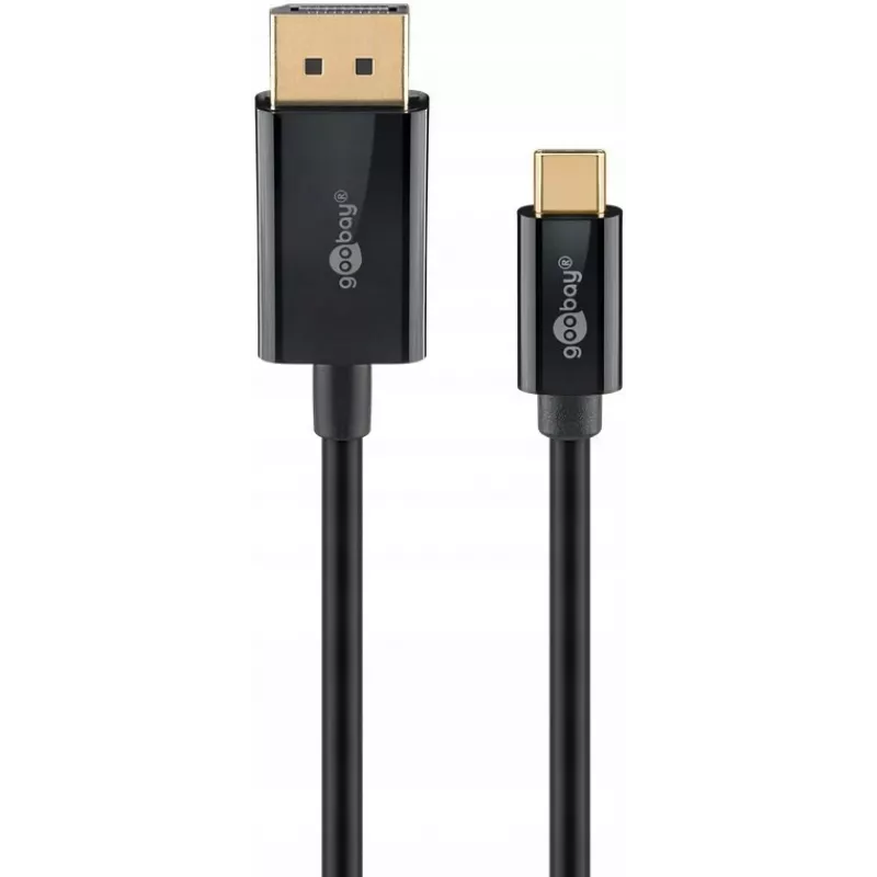 Cabo USB-C para DisplayPort GOOBAY 75704, 1 m, até 4K@60Hz