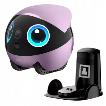 EnaBot Ebo Air 2 Plus robô de monitorização doméstico móvel com câmara de IA roxo