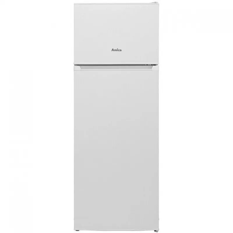 Combinado frigorífico-congelador AMICA FD2355.4(E) — 235 L, congelador em cima, branco, R600a, independente, 1450×540×570 mm