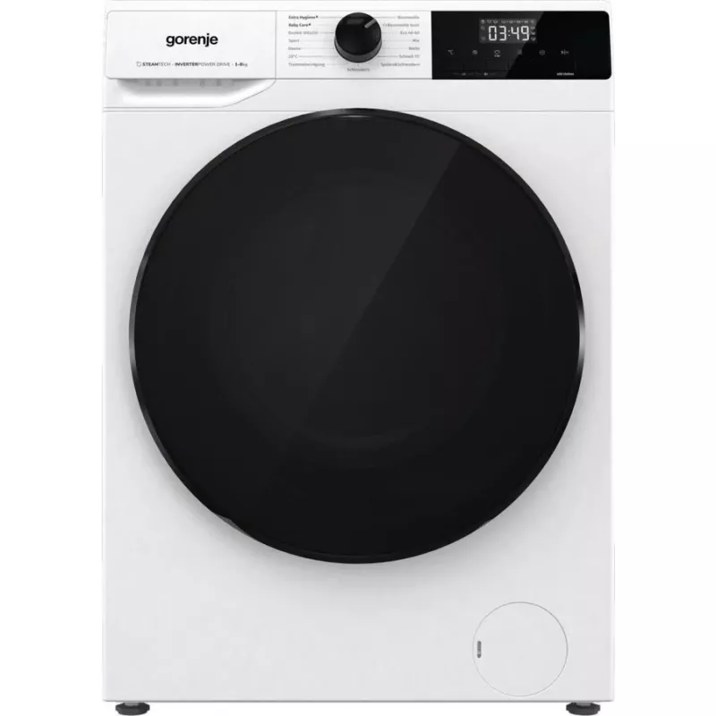 Máquina de lavar roupa Gorenje WNHAI84APS/PL, 1400 rpm, 8 kg, classe energética A, largura 60 cm, branco