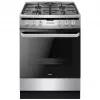 Fogão AMICA 618GES2.33HZpTaF(Xx) 58465 — elétrico-gás, 4 bicos, aço inoxidável, classe energética A