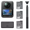 DJI Osmo 360 Adventure Combo CP.OS.00000442 câmara de ação 8K 360°, 120 MP, CMOS de 1/1,1 polegadas, ecrã de 2 polegadas, 128 GB, Wi-Fi, IP68