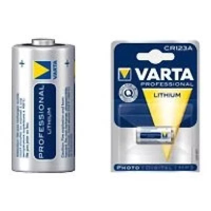 Pilha de lítio Varta CR123A 3V 1600mAh para câmara