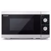 Sharp YC-MG01E-S micro-ondas combinado com grelhador, 20 l, 800 W, de bancada, prateado/preto
