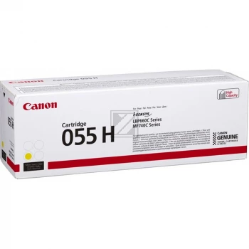 Cartucho de toner Canon CRG-055HY 5,9K páginas amarelo